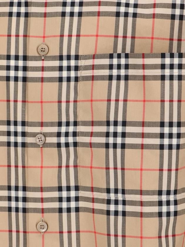 Vintage Check Pattern Long Sleeve Shirt Beige - BURBERRY - BALAAN 4