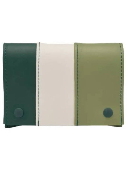 Parallepipedo Pudding Card Case Multi Green Wallet - SUNNEI - BALAAN 1