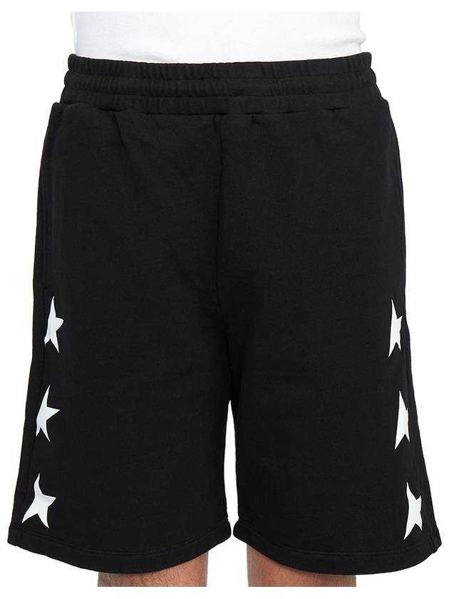 White Star Bermuda Shorts Black - GOLDEN GOOSE - BALAAN 8