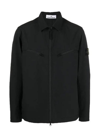 Light Soft Shell Shirt Jacket Black - STONE ISLAND - BALAAN 2