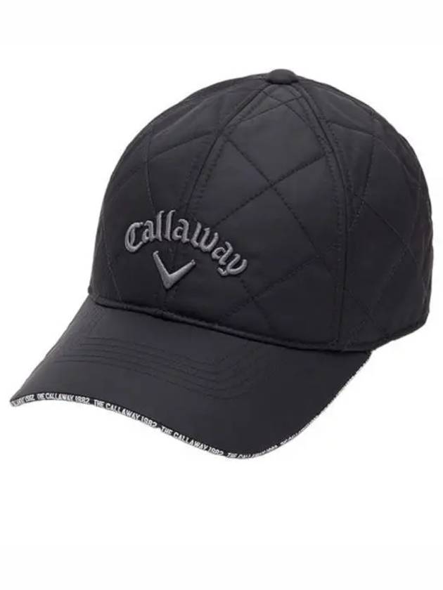 CALLAWAY Quilting Caps C24291110 Black Cap - CALLAWAY GOLF - BALAAN 1