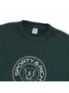 Monaco Crew Neck Sweatshirt Green - SPORTY & RICH - BALAAN 5