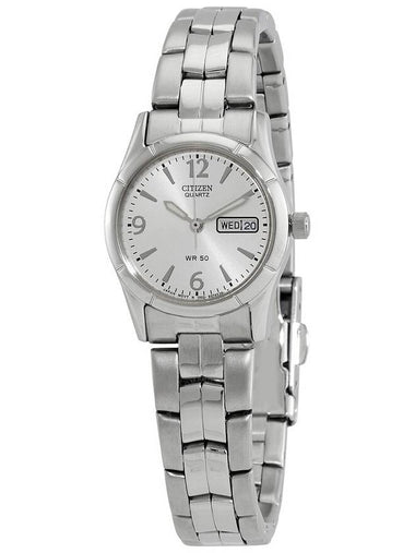 Citizen Quartz Silver Dial Ladies Watch EQ0540-57A - CITIZEN - BALAAN 1