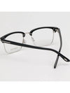 Eyewear Half Rim Eyeglasses Black Silver - TOM FORD - BALAAN 5