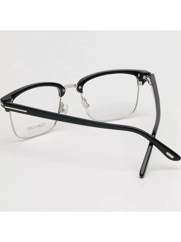 Glasses frame TF5504 005 lower gold silver black square - TOM FORD - BALAAN 4