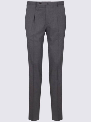 Incotex Grey Wool Pants - INCOTEX - BALAAN 1