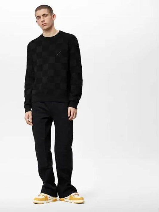 Damier Stitched Crew Neck 1AA4MC - LOUIS VUITTON - BALAAN 2