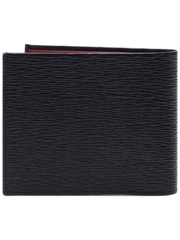 Gancini Half Wallet Black - SALVATORE FERRAGAMO - BALAAN 5