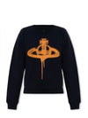 Spray ORB Raglan Sweatshirt Navy - VIVIENNE WESTWOOD - BALAAN 2