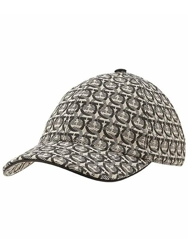 Gancini Logo Patch Ball Cap Beige - SALVATORE FERRAGAMO - BALAAN 6