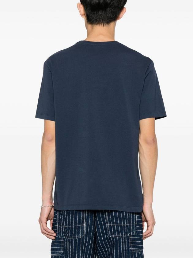 Fox Head Patch Classic Short Sleeve T-Shirt Ink Blue - MAISON KITSUNE - BALAAN 6