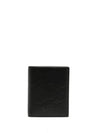 Camo Embossed Leather Tri-Fold Half Wallet Black - MULBERRY - BALAAN 1