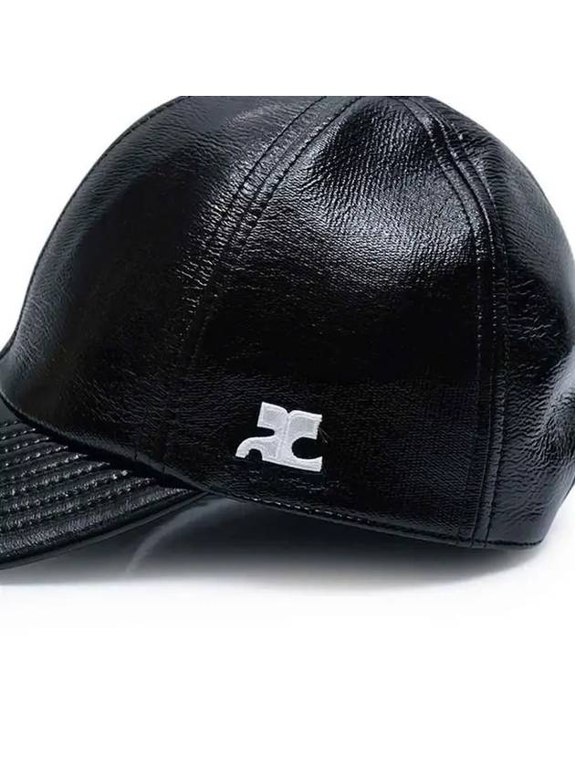 Reedition Vinyl Ball Cap Black - COURREGES - BALAAN 6