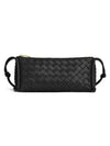 Intrecciato Nappa Leather Shoulder Bag Black - BOTTEGA VENETA - BALAAN 2