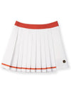 WOMEN PLEATS WRAP SKIRT WHITE - MEASPHERA - BALAAN 1