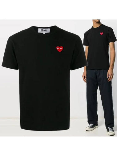 Redwappen Short Sleeve TShirt T108 Black - COMME DES GARCONS - BALAAN 1