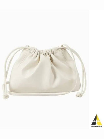 JEANS Women s White Drawstring Bag DH3771 67U - CALVIN KLEIN - BALAAN 1