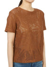Lettera Short Sleeve T-Shirt Camel - MAX MARA - BALAAN 4