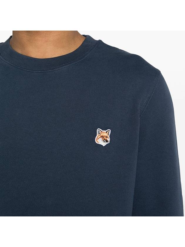 Fox Head Patch Regular Sweatshirt Midnight Blue - MAISON KITSUNE - BALAAN 6