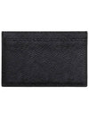 Logo Grain Card Wallet Black - CELINE - BALAAN 4