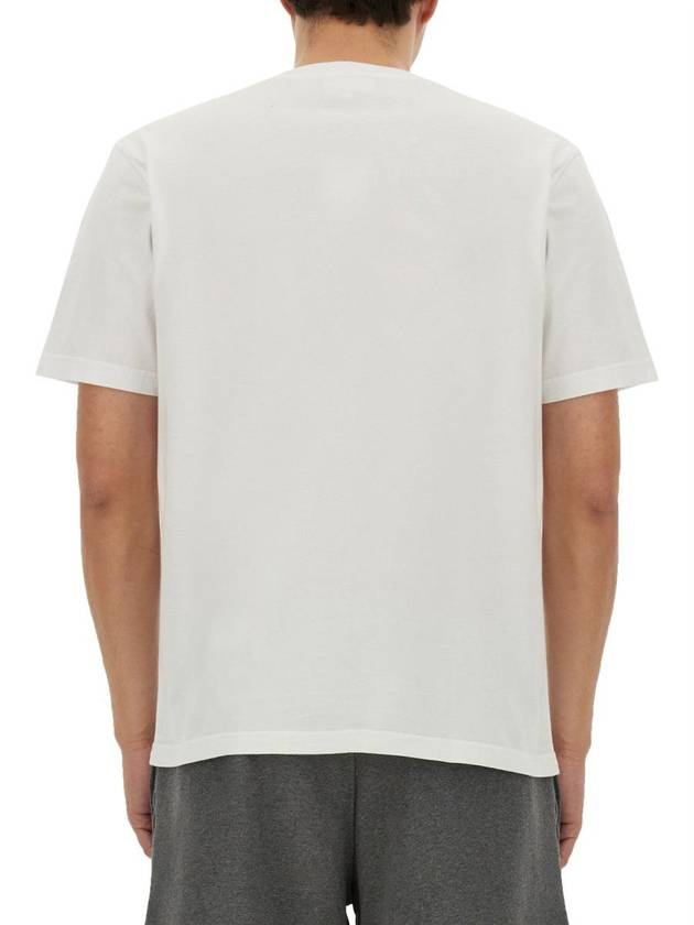 Speedy Fox Patch Comfort Short Sleeve T-Shirt White - MAISON KITSUNE - BALAAN 4