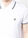 Moncler Logo Patch Cotton PK Shirt White - MONCLER - BALAAN 4