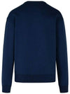 Bold Fox Head Cotton Sweatshirt Ink Blue - MAISON KITSUNE - BALAAN 3