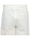 Nylon Tactel Cargo Bermuda Shorts White - TEN C - BALAAN 8