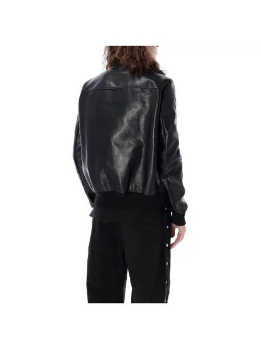 Rick Owens Classic Calfskin Bomber Jacket 24PRU01D3782LOY09 - RICK OWENS - BALAAN 2