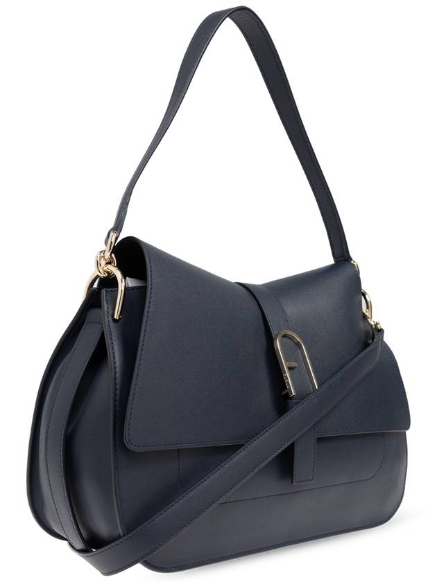 Furla Shoulder Bag Flow Large, Women's, Navy Blue - FURLA - BALAAN 4