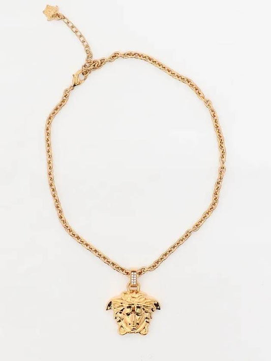 Medusa Pendant Necklace Gold - VERSACE - BALAAN 2