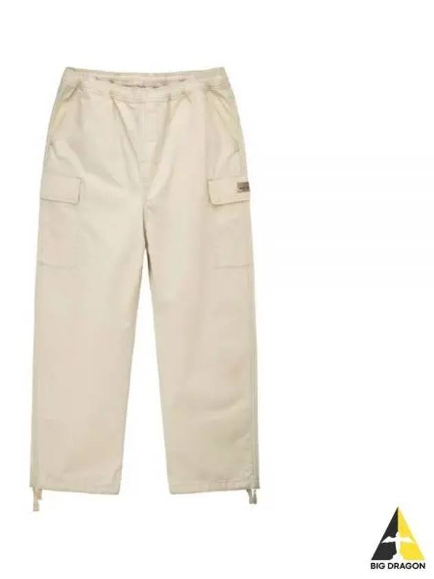 116608 CREAM Ripstop Cargo Beach Pants - STUSSY - BALAAN 1