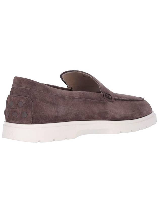 Men's Suede Loafers Brown - TOD'S - BALAAN 4