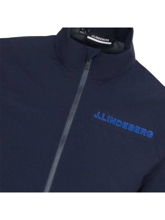 Bridge Padded Rain Jacket Black - J.LINDEBERG - BALAAN 3