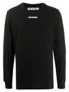 Marker Arrow Logo Long Sleeve T-Shirt Black - OFF WHITE - BALAAN 2