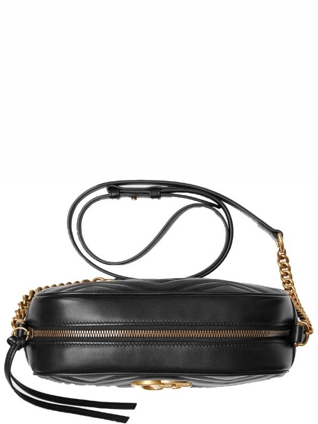 GG Marmont Matelasse Small Chain Shoulder Bag Black - GUCCI - BALAAN 7