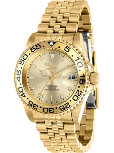 Invicta Pro Diver Quartz Gold Dial Ladies Watch 37165 - INVICTA - BALAAN 1