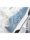 23FW CC Logo Force Sneakers Blue G45079 - CHANEL - BALAAN 3