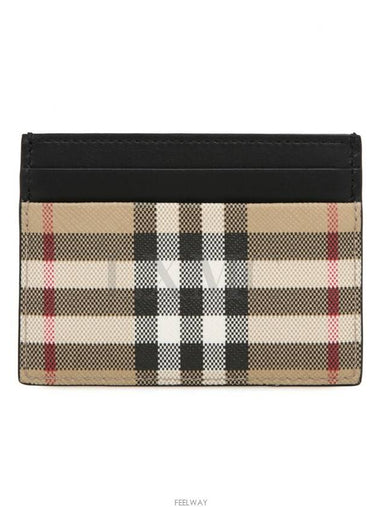 SANDON vintage check card holder 8057945 business - BURBERRY - BALAAN 1