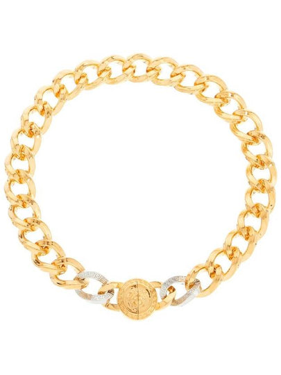 Greca Medusa Chain Necklace Gold - VERSACE - BALAAN 2