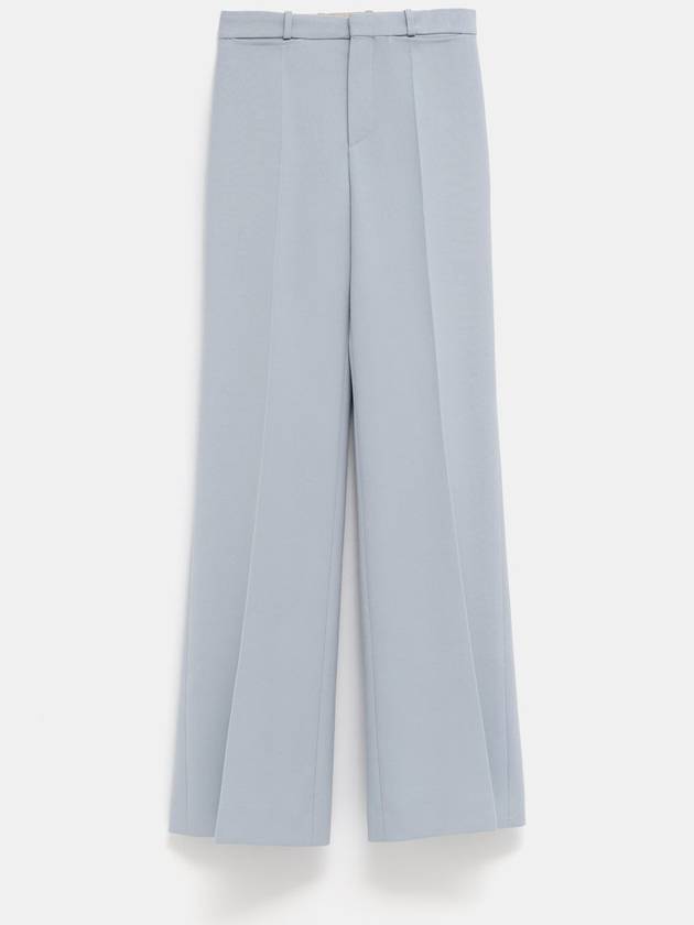 Flared Tailored Pants in Wool Crêpe - CHLOE - BALAAN 1