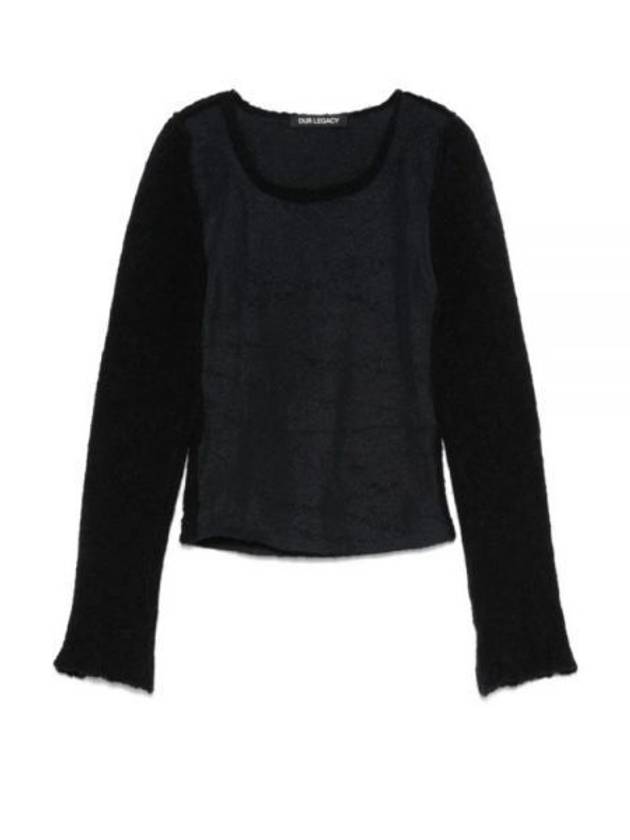 Inverse Round Neck Knit Top Black - OUR LEGACY - BALAAN 2