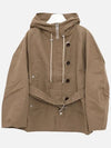 Wax Belted Hooded Jacket Khaki - ACNE STUDIOS - BALAAN 4