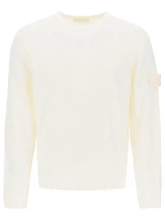 Ghost Piece Knit Top White - STONE ISLAND - BALAAN 2