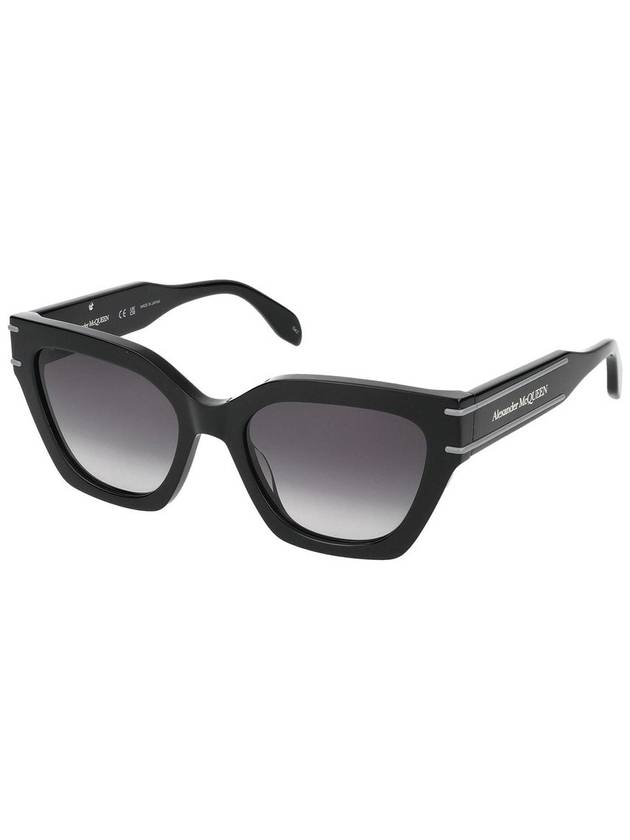 Sunglasses AM0398S001 001 BLACK BLACK GRAY - ALEXANDER MCQUEEN - BALAAN 3