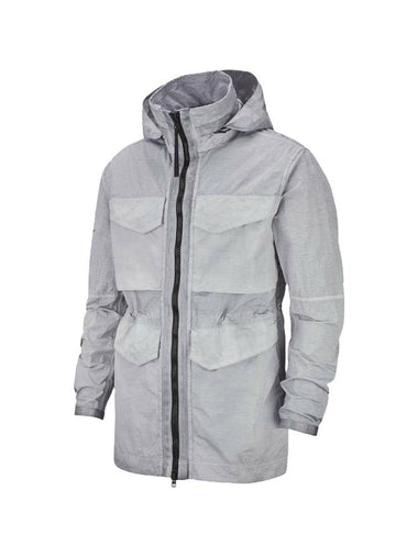 Men's NSW Tech Pack Jacket Wolf Grey - NIKE - BALAAN 1