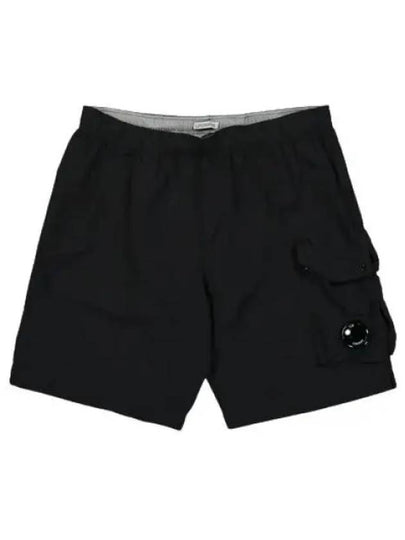 Flat Nylon Lens Beachwear Shorts Black - CP COMPANY - BALAAN 2