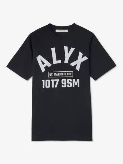 Logo Printing Short Sleeve T-Shirt Black - 1017 ALYX 9SM - BALAAN 2