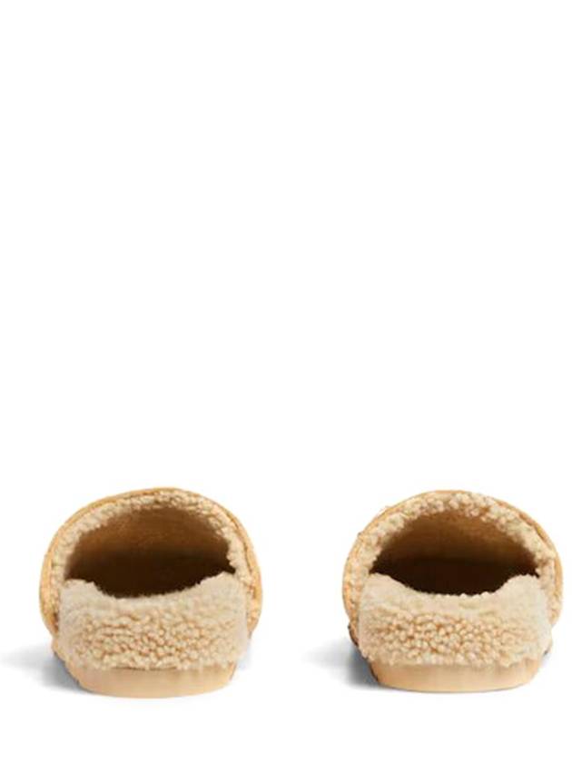 GG Horsebit Suede Mule Beige - GUCCI - BALAAN 5