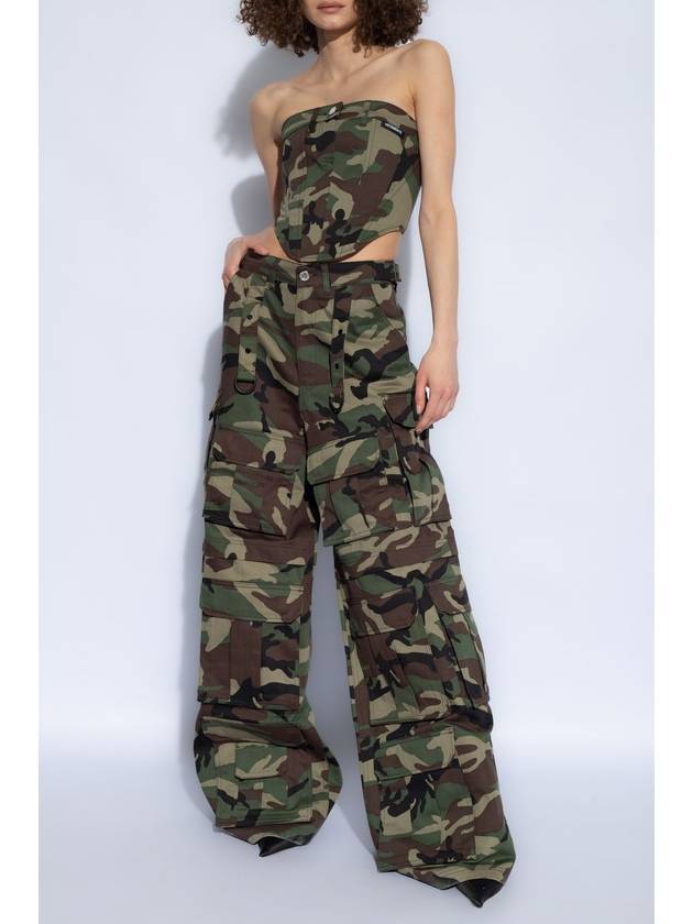 Camouflage Print Wide Jeans UE64PA131Z - VETEMENTS - BALAAN 3